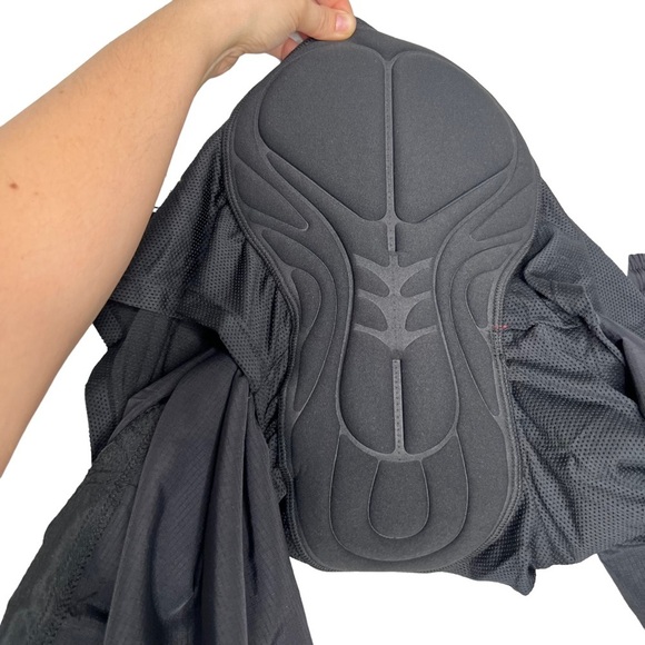 Santic Black Men’s Padded Elastic Waist Nylon Bicycle Cycling Shorts - Picture 15 of 15